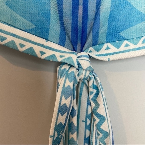 🎉 Host Pick 🎉 SABO Skirt Cropped Double Waist Tie Cap Sleeve Top - Picture 4 of 12